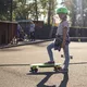Elektryczna deskorolka Elektryczny longboard WORKER Smuthrider - Żółto-zielony