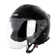 Kask motocyklowy otwarty W-TEC V586 NV z blendą - Czarny - Czarny
