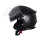 Kask motocyklowy otwarty W-TEC V586 NV z blendą - Czarny
