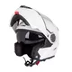 Kask motocyklowy szczękowy W-TEC Vexamo z blendą - Czarno-zielony