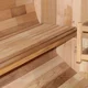 Fińska sauna beczkowa ogrodowa inSPORTline Viduor 300 - drewno cedrowe
