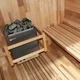 Fińska sauna beczkowa ogrodowa inSPORTline Viduor 300 - drewno cedrowe