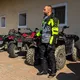 Męskie spodnie motocyklowe W-TEC Thollte - Czarny