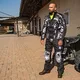 Męska kurtka motocyklowa W-TEC Troopa - Black Camo
