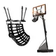 Rebounder trenażer podajnik zwracacz piłek na obręcz do koszykówki inSPORTline Returno - Pomarańczowy - Czarny