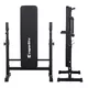 Ławka ze stojakiem, gryfami i obciążeniami inSPORTline CEM 180+40 cm/30 mm 5-105kg