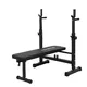Ławka ze stojakiem, gryfami i obciążeniami inSPORTline CEM 180+40 cm/30 mm 5-105kg
