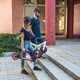 Składana hulajnoga amortyzowana inSPORTline Discola - Żółty