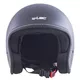 Kask motocyklowy na chopper W-TEC Badachos i gogle Steamrust