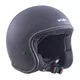 Kask motocyklowy na chopper W-TEC Badachos i gogle Steamrust