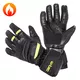 Rękawice podgrzewane motocyklowe, narciarskie W-TEC HEATride - OUTLET - czarny-fluo zielony