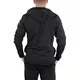 Męska bluza sportowa z kapturem inSPORTline Comfyhoodie Man - Czarny