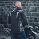 Męska kurtka motocyklowa z kapturem Softshell W-TEC Kybero - Czarny-fluo