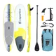 Paddleboard deska SUP z akcesoriami 320 cm inSPORTline WaveTrip 10'6" G3 - Żółty - Żółty