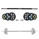 Sztanga fitness inSPORTline Pumpstar 2-20 kg ∙ Winylowe talerze ∙ Gryf 130 cm