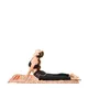 Mata do ćwiczeń fitness inSPORTline Camu 173x61x0,8 cm - Brązowy kamuflaż