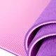 Mata do ćwiczeń fitness inSPORTline Doble 173x61x0,6 cm - Fioletowo-różowy