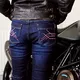 Damskie jeansy motocyklowe W-TEC Rafael - Niebieski
