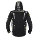 Męska kurtka motocyklowa z kapturem Softshell W-TEC Kybero - Czarny-fluo
