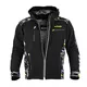 Męska kurtka motocyklowa z kapturem Softshell W-TEC Kybero - Czarny-fluo