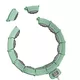 Hula hop z obciążeniem inSPORTline Weight Hoop Lite 69–135 cm ∙ magnetyczne wypustki ∙ ekran LCD ∙ regulowany obwód ∙ magnety