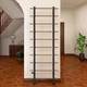 Drabinka gimnastyczna inSPORTline Wootamax 220x80 cm z drążkiem i poręczami