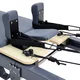 Reformer do pilatesu inSPORTline Comfolder EVO ∙ składany ∙ nośność 150 kg ∙ rama aluminiowa ∙ box w zestawie - Beżowy