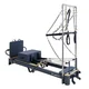 Reformer do pilatesu inSPORTline Comfolder EVO ∙ składany ∙ nośność 150 kg ∙ rama aluminiowa ∙ box w zestawie - Beżowy