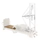 Platforma wypełniająca do reformera Pilates inSPORTline Comfolder EVO ∙ nośność 120 kg ∙ drewno dębowe ∙ skóra PU - Antracyt