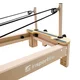 Reformer do pilatesu inSPORTline Comfolder EVO ∙ składany ∙ nośność 150 kg ∙ rama aluminiowa ∙ box w zestawie - Beżowy