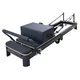 Reformer do pilatesu inSPORTline Comfolder EVO ∙ składany ∙ nośność 150 kg ∙ rama aluminiowa ∙ box w zestawie - Beżowy