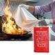 Koc gaśniczy inSPORTline Blanfir ∙ przeciwpożarowy ∙ włókno szklane ∙ do 800°C ∙ etui na rzep