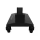 Stojak do panelu LED na podczerwień inSPORTline Lustar ∙ z kółkami ∙ z hamulcem - Czarny