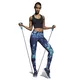 Damskie sportowe legginsy BAS BLACK Laguna - Niebieski