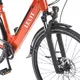 Miejski rower elektryczny z oświetleniem Levit Musca Urban HD 630 28" - Orange Pearl