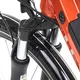 Miejski rower elektryczny z oświetleniem Levit Musca Urban HD 468 28" - Orange Pearl, 18" (160-180 cm)