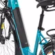 Miejski rower elektryczny Levit Musca Urban MX Lowstep 630 28" - Turquoise pearl