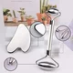 Metalowy zestaw do masażu Face roller i Gua Sha inSPORTline Comesta Set