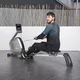 Wioślarz magnetyczny inSPORTline RW60 + pas piersiowy - Szary