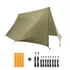 Osłona przeciwdeszczowa na hamak inSPORTline Traveler WT4 ∙ tarp ∙ wodoodporność 2000 mm ∙ ochrona przed słońcem ∙ poliester 210T PU
