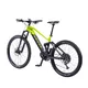 Górski rower elektryczny z pełnym zawieszeniem Levit Svarog BF Overstep 630 29"/27,5" - Lime black pearl