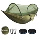 Hamak z moskitierą inSPORTline Hamacoon ∙ 270 x 140 cm ∙  nośność 200 kg ∙ waga 846 g ∙ dla 2 osób ∙ pokrowiec, taśmy i karabińczyki w zestawie