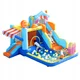 Dmuchany zamek dla dzieci inSPORTline Doctor Dolphin Shop 73072T ∙ wielofunkcyjny ∙ z armatką wodną ∙ basen ∙ zjeżdżalnia ∙ skakanie i wspinaczka