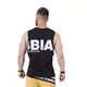 Męska koszulka bez rękawów Nebbia Back to the Hardcore tank top 144 - Biały