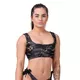 Top damski biustonosz Nebbia Miami Sporty Bralette 554 - Ciemny zielony - Wulkaniczna czerń