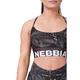 Damski biustonosz sportowy Nebbia Earth Powered 565 - Niebieski ocean