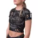 Damski crop top Nebbia Active 568 - Wulkaniczna czerń