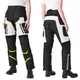 Damskie spodnie motocyklowe W-TEC Warao Lady ∙ ochraniacze ce ∙ membrana klimatyczna ∙ airvent ∙ wypinane ocieplenie - Czarny-fluo