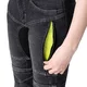 Damskie jeansy motocyklowe W-TEC Biterillo Lady ∙ aramid ∙ ochraniacze ∙ wentylacja ud ∙ wysoki stan ∙ elastyczne panele