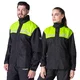 Kurtka motocyklowa przeciwdeszczowa W-TEC Rinstop ∙ wodoodporna ∙ odblaskowa Visionight ∙ ripstop ∙ mesh ∙ lekka kompaktowa - Czarny-fluo